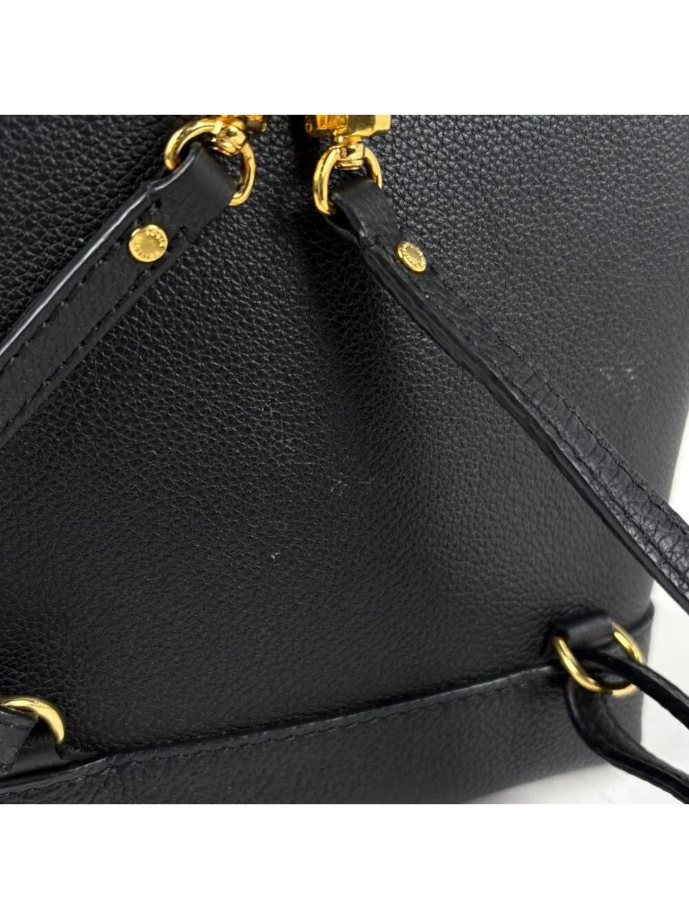 Louis Vuitton Lockme Backpack Mini Leather Noir